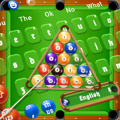Pool balls Billiards Table Keyboard Theme icon