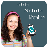 Girls mobile Number icon