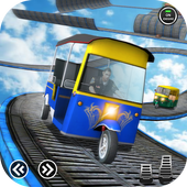 Auto Rickshaw Sim - TUK Rickshaw Driving Simulator أيقونة