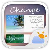 Change GO Weather Widget Theme