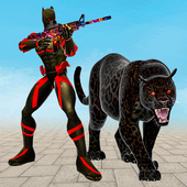 Super Panther Hero Zombie Gun Strike Shooting War icon