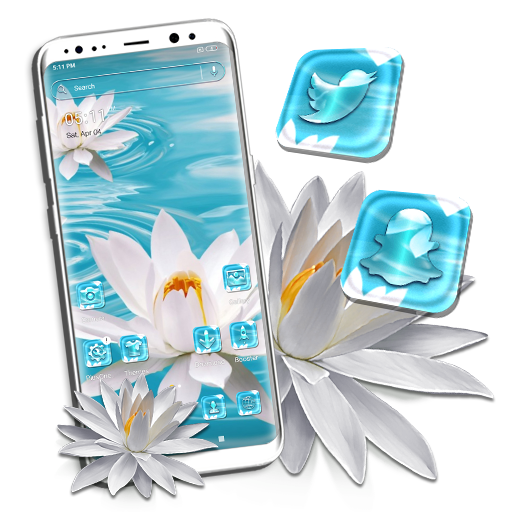 White Lotus Launcher Theme icon