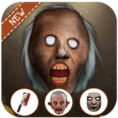 granny camera editor: scary grandmother masks face icon