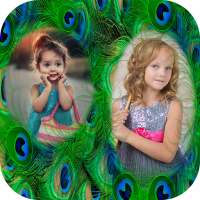 Peacock Dual Photo Frame on 9Apps