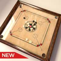 Permainan Papan Carrom Sebenar Klasik