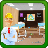 Hospital Repair- Cleanup Game icon