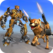 Robot Transforming Cheetah Attack: Cheetah Games icon