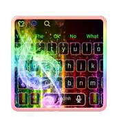 Neon Music Rainbow Keyboard