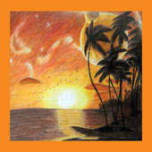 Drawing Scenery (Awesome) icon