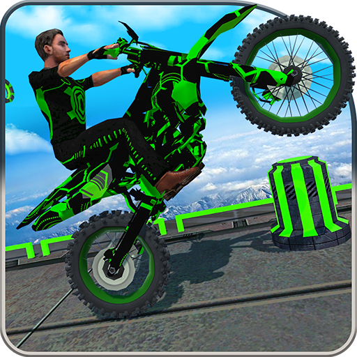 Dirt Bike Stunt track: Motocross Racing Game icon