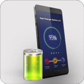 Fast charger battery x7 icon