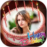 Birthday Cake Photo Frame - Collage Editor