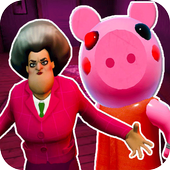 Piggy vs Scary Teacher in Sub icon