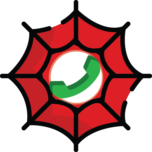 spider call prank man icon