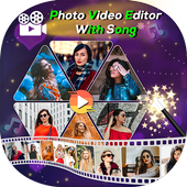 Photo Video Editor with Song icon