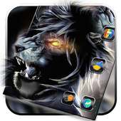 Angry Black Lion Theme