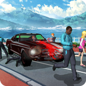 Crazy Racer Crash People icon