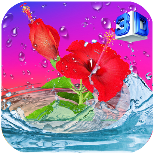 Hibiscus 3D Live Wallpaper icon