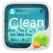(FREE) GO SMS PRO CLEAN THEME icon