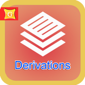 الإشتقاقات في اللغة الأنجليزية icon