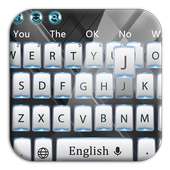 Textured Black and White Keyboard on 9Apps