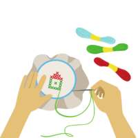 Hand embroidery التطريز اليدوي on 9Apps