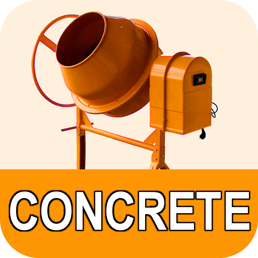 Concrete calculator - cement:sand:gravel:water icon