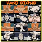 Hand Signs Naruto icon