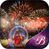 Fire Work Photo Frame icon
