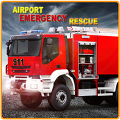 Airplane Fire Rescue 3D icon