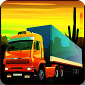 Truck Driver Transpoter Jump icon