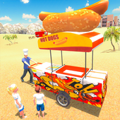 Hot Dog Food Delivery Boy Virtual City Life 3D Sim icon