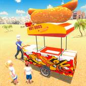Hot Dog Food Delivery Boy Virtual City Life 3D Sim