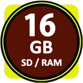 16GB Micro SD Memory Card Booster - Ram Expander icon