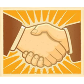 Handshake  Arcade  Box icon