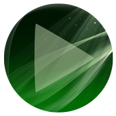 Poweramp Skin Sphere Green icon