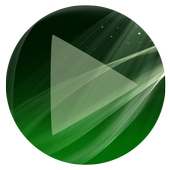 Poweramp Skin Sphere Green on 9Apps