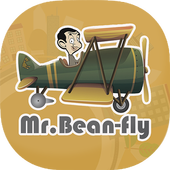 MR bean fly icon
