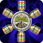 Fidget Spinner Clock Live Wallpaper icon