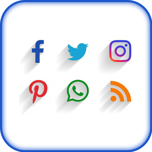 All Social Media apps in one app -All Social sites icon