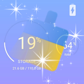 Teléfono limpio y rápido - batería y seguridad icon