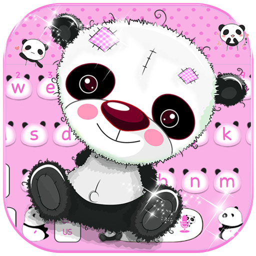 Cute Panda Keyboard Theme icon