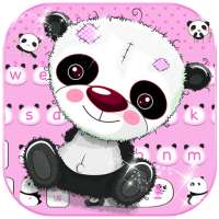 Cute Panda Keyboard Theme