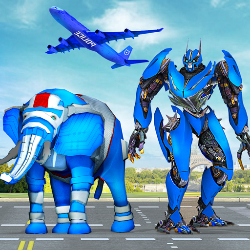 Elephant Robot Game :Robot Car Transformation Game icon