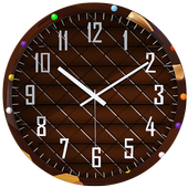 chocolate clock live wallpaper in lock screen icon