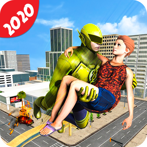 Super  Fast Light Speed Hero: City Rescue Missions icon