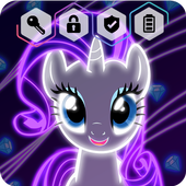 Neon Pony Little My Glitter Cute Smart Screen Lock icon