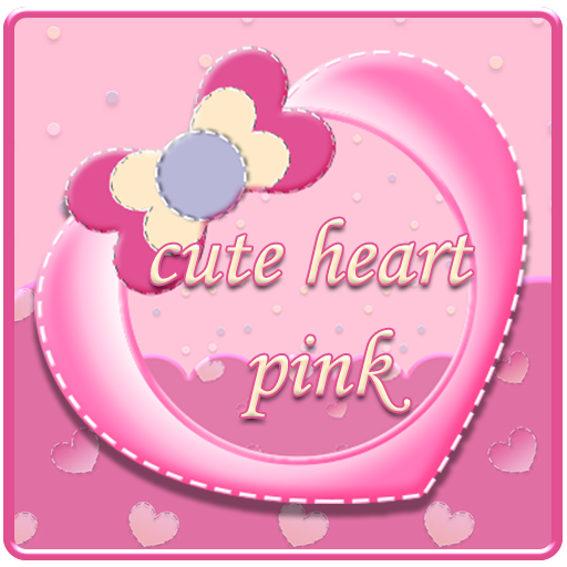 Pink Ribbon Heart Theme icon