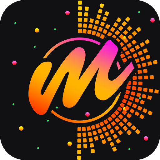 MBit Particle Lyrical Video Status Maker icon