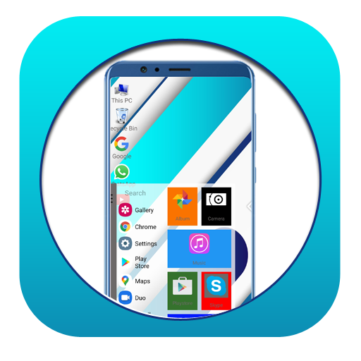 Windows 12 Style launcher icon